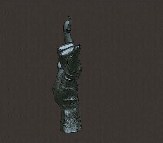 Baphomet Hand Ding Teufel Dekoration Dekor unheimlich Grusel Satan Satana 3D print model - Mito3D
