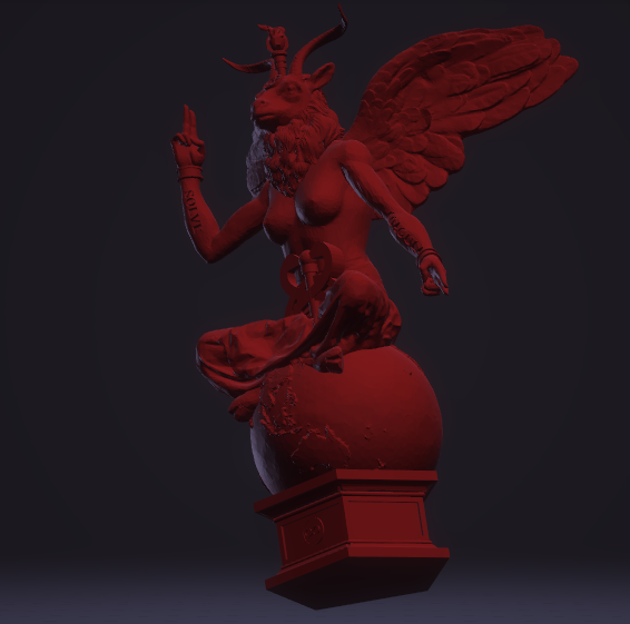 Baphomet Satan 3D print model - Mito3D