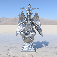 baphomet heykel 3dmodel 3d taramak aleister as yukarıda so altında model gizli şeytan şeytani satanizm çözmek koagül tapınak şakak mabet Thelema heykeller 3d print model - Mito3D