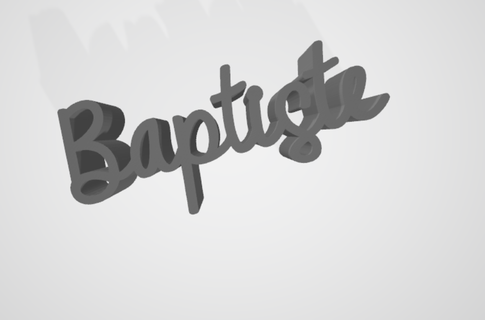 baptiste milo Arturo 3d print model - Mito3D