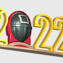 bar 2022 calamar Jeu gadget art an décoration 3d print model - Mito3D