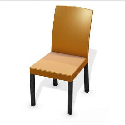 bar chair 2 seat 3d model furniture people drink conversation man woman western room 3d print model - Mito3D