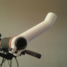 Barra guidão bicicleta bicylce ferramenta acessório chifre chifres 3d print model - Mito3D