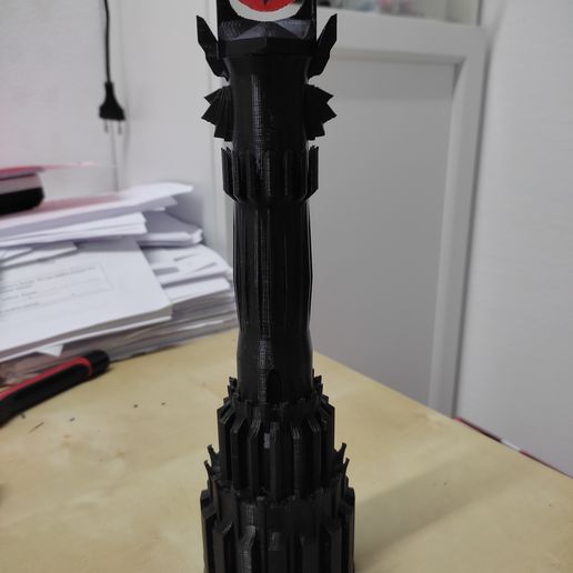 barad dur dé boîte Jeu œil sauron 3D print model - Mito3D