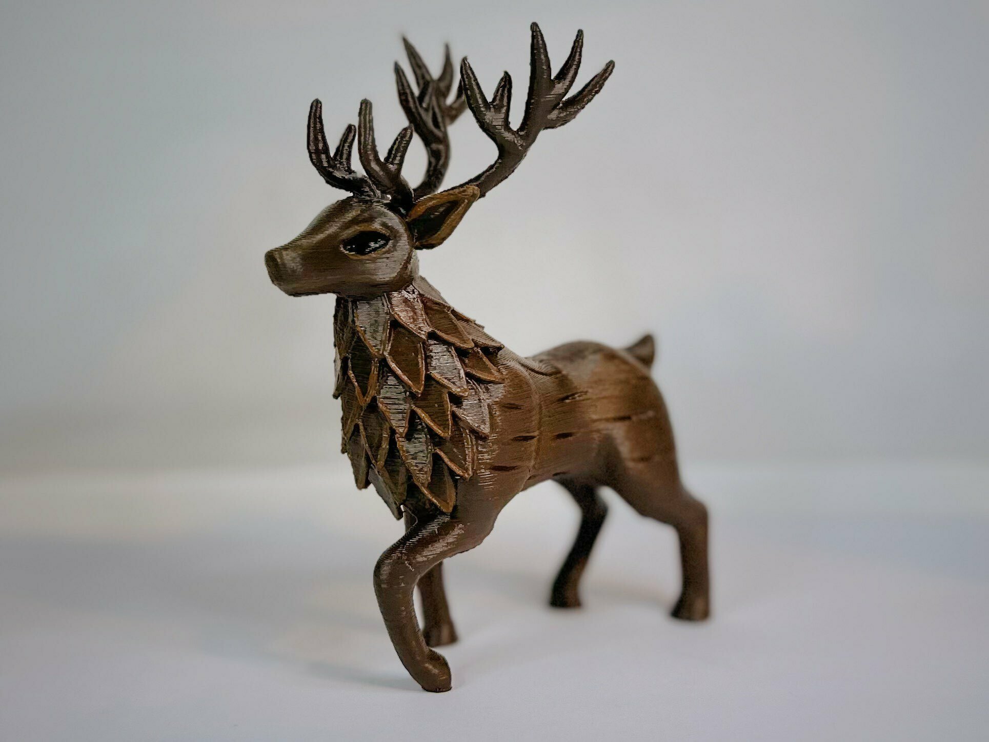 baratheon stag game of thrones a song ice fire asoiaf stark lannister targaryen deer buck doe fawn antlers wooden 3D print model - Mito3D
