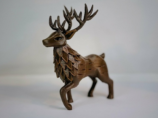 baratheon erkek geyik oyun of tahtlar a şarkı buz ateş asoiaf sert lannister targaryen kova doe yavrusu boynuzları ahşap 3d print model - Mito3D