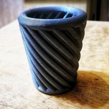barbara cup casa matita tazza titolare contenitore vaso 3d print model - Mito3D