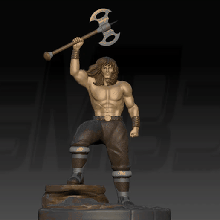 barbarian 3d print model - Mito3D