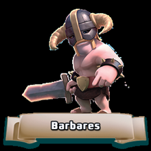 barbarian elite clash clan game clans 3d print model - Mito3D
