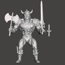 barbarian man eternia motu custom vintage action figure complete