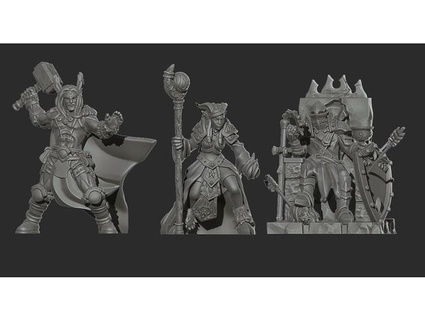 barbarian thor figurine 3d print model - Mito3D