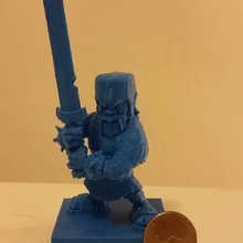 barbaric clash clans game app mobile videogame clashofclans 3d print model - Mito3D