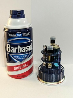 barbasol 510 cartridge holder ecig jurassic park kind pen mist vape stand 3d printing 3d print model - Mito3D