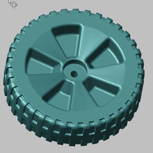 barbecue roue la maison 3d print model - Mito3D