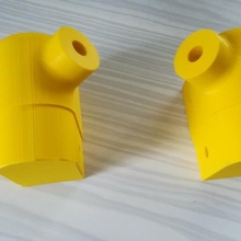 barbecue wheel support / wheels 3d print model - Mito3D