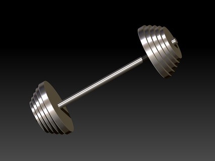 barbell barbell gym  3d print model - Mito3D