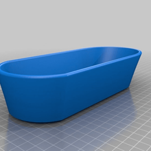 barbie-scale bathtub game 1 6 scale barbie doll furniture playsets 3d print model - Mito3D