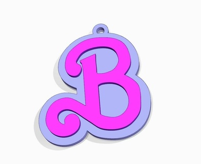 Barbie portachiavi ken chiave hypetrain carina logo 3d print model - Mito3D