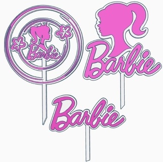 Barbie gâteau topper gâteau topper Barbie topper Barbie Gâteaux topper Barbie Gâteaux 3d print model - Mito3D