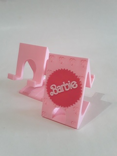 barbie cell phone holder 3d print model - Mito3D