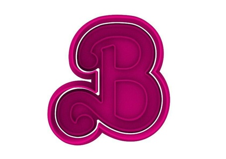 Barbie Galleta cortador cortadores galletas fondant sellos superior stl conocido logo corte 3d print model - Mito3D