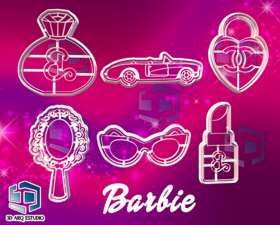 Barbie biscuit coupeur 3d print model - Mito3D
