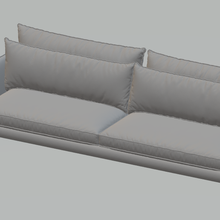 barbie doll sofa furniture 3d print model - Mito3D