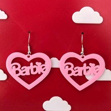 Barbie boucles d'oreilles bijoux boucle d'oreille mode 3d print model - Mito3D