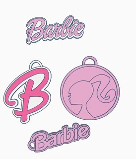Barbie orecchini ken biscotto taglierina fondente chiave anelli 3d print model - Mito3D