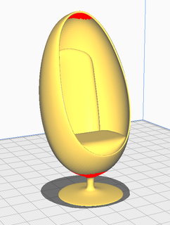 barbie egg chair Game beautifully 3d print model - Mito3D