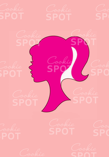 Barbie tête logo biscuit coupeur Accueil maison 3d print model - Mito3D