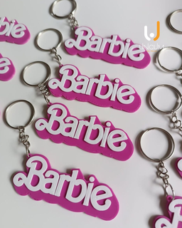 Barbie anahtarlık oyuncak bebek pembe Ken 3d print model - Mito3D
