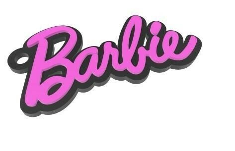 Barbie llavero 3d print model - Mito3D
