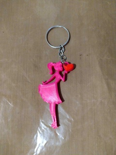 Barbie bacio portachiavi collana in sospeso orecchino cerchio chiavi gioiello moda giocattolo Bambola 3d print model - Mito3D