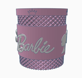 Barbie Dostum barby saksı tencere Barbi 3d print model - Mito3D