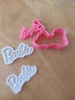 barbie mini cutter marker doll cupcakes cakedecorating party birthday cookiecutter cookie fondant 3d print model - Mito3D