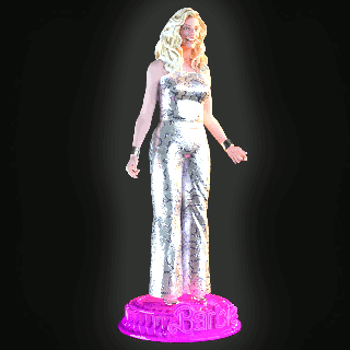 Barbie film margot robbie 2023 oyuncak bebek klasik moda kızlar Kadın Greta gerwig insan Malibu disko müzik pembe 3d print model - Mito3D