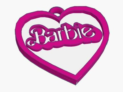 Barbie Halskette Schlüsselbund 3d print model - Mito3D