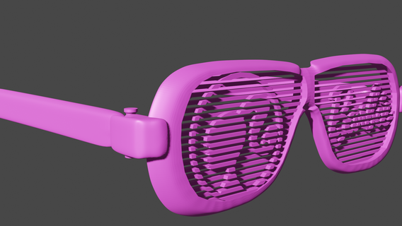 barbie shutter shades Fashion 2023 movie toy 3d print model - Mito3D