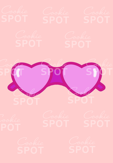 barbie sunglasses cookie cutter Home glasses 3d print model - Mito3D
