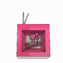 Barbie tv film porte clés subénil esthétique souvenir 3d print model - Mito3D