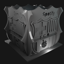 Barcelona futbol club caja fútbol 3d print model - Mito3D