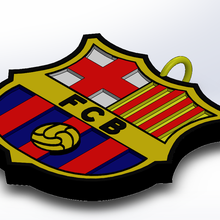 barcelona chaveiro moda futebol futbol estilo vida 3d print model - Mito3D