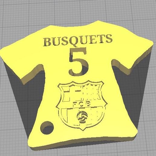 Barcelone porte clés chercher 5 liga bijoux Football clé bague Mar stegen dest pique Araujo iniesta xavi coutinho griezzman braithwaite messi Leo barsa 3D print model - Mito3D