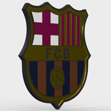 barcelona logosu çeşitli komut kap amblemi euro evro fc futbol oyun karakter Lig logo oyna profesyonel socker spor dünya yüksek logotipo modelleri sembol hobi işaret oyuncak 3d print model - Mito3D