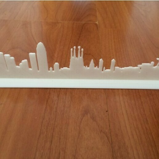 barcelona ufuk çizgisi 3D print model - Mito3D