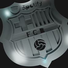 barcelona futebol clube escudo spotify 3d print model - Mito3D