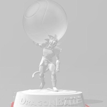 Bardock Drachen Ball 3d print model - Mito3D
