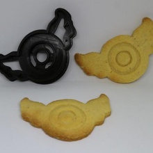 bare angel cookie cutter gadget 3d print model - Mito3D