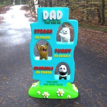 bare bears father's day 3d print model - Mito3D